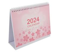 Gadpiparty Calendrier de Bureau Grand Format Calendrier à Spirale Décoratif avec Espace Mémo Planificateur Mensuel pour Organisation Quotidienne Au Bureau Maison