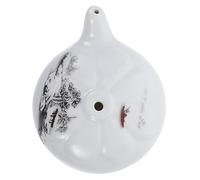 Gadpiparty Calligraphy Ceramic Ink Droplet Water Dropper for Painting and Calligraphy Oriental Art Supply with Hand-painted Blossom Design Miniature Water Container for Ink Grinding and Addin