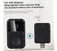 Gadpiparty Carillon De Porte Sans Fil Wifi Avec Vidéo Installation Facile Volume Réglable Pour Maison École Et Bureau
