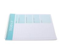 Gadpiparty Carnet de Planification Hebdomadaire en Papier Épais Multifonction Couverture Pvc Classique Minimaliste Organiseur pour Usage Quotidien