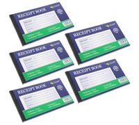 Gadpiparty Carnet de Reçus Autocopiant 2 Volets 5 Exemplaires par Carnet Bloc de Commandes pour Petites Entreprises Modèles de Factures Commerciales Fournitures de Bureau Pratiques et