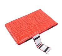 Gadpiparty Carnet Score Portable Rouge PU de Cuir de Golf | Couverture Protectrice, Format Adapté aux Scorecards Standard, Garde le Cahier au Sec, pour Amis Golfeurs Couleur Aléatoire