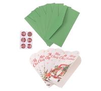 Gadpiparty Cartes de Noël Assorties avec Enveloppes, Lot Papier pour Vœux | Graphismes Saisonniers Classiques et Modernes, Écriture Nette sans Bavure, pour Famille et Affaires