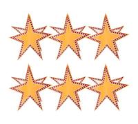 Gadpiparty Centres de Table Étoiles Dorées 3D 6 Pièces Décorations en Papier Abat-Jour D’Étoile Scintillante pour Fête Anniversaire Nouvel An 2025 et Soirées Cinéma