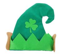 Gadpiparty Chapeau de Fête Saint Patrick Vert Lutin Trèfle Réutilisable pour Carnaval Photo Prop Accessoires Fête
