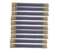 Gadpiparty Charnières De Paquet à Main en Métal Pince à Ressort 12 Cm 10 Pièces Vert Foncé Accessoires De Couture DIY Porte-Monnaie Et Paquet à Fermoir Artisanat