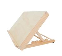 Gadpiparty Chevalet de Table en Bois Pliable 45 X 31 CM Réglable 4 Hauteurs pour Dessin et Exposition Artistique Portable Support Bureau Multifonction