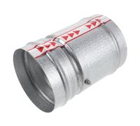 Gadpiparty Clapet Anti-retour 4 Pouces en Acier Galvanisé Ø100 Mm, Insert Unidirectionnel pour Conduit D’aération, Amortisseur de Ventilateur de Sèche-linge, Déflecteur Coupe-vent