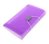 Gadpiparty Classeur accordéon A6 extensible à 13 compartiments de grande capacité - Organiseur de documents multicouche violet pour bureau et école