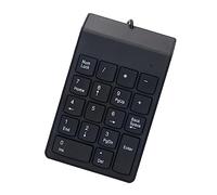 Gadpiparty Clavier Numérique USB 18 Portable pour Ordinateur Clavier Ergonomique pour Comptabilité et Voyage Conception Solide en Plastique
