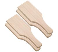 Gadpiparty Clay Pottery Paddle 4pcs Wooden Set Portable Lightweight Tools for DIY Ceramic Art and Studios with Comfortable Grip for Artistic Expression