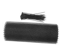 Gadpiparty Clôture en Plastique Noire 0,4x6m pour Jardin et Élevage, Filet Anti-Oiseaux Facile à Nettoyer et Résistant la Déformation, Barrière Décorative pour Pelouse et Maison