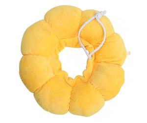 Gadpiparty Collier Conique Anti-léchage pour Chaton en Coton Respirant, Taille XS, Motif Tournesol, Colerette de Récupération Post-opératoire, Protection Cicatrisation pour Chat