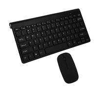 Gadpiparty Combo Clavier Et Souris sans Fil Ultra-Mince Silencieux Compact pour Pc Et Ordinateur Portable Plug and Play avec Réception Longue Distance