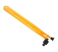 Gadpiparty Compas de Géométrie en Plastique, Outil de Dessin pour L'enseignement Des Mathématiques, Boussole Géante pour Démonstration sur Tableau Blanc, Orange