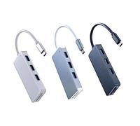 Gadpiparty Concentrateur USB-c avec Ports USB Type-c Et Interfaces Micro Mémoire Compatible Systèmes D’Exploitation