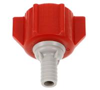 Gadpiparty Connecteur Adaptateur Bib en Plastique Rouge pour Machine à Eau Gazeuse, Accessoire Pratique pour Distributeur de Jus, Compatible Bouteilles de Gaz, 1 Pièce