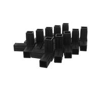 Gadpiparty Connecteurs en T en plastique 20 mm pour tubes carrés - 10 pièces pour assemblage de rayonnages en extérieur avec démontage facile