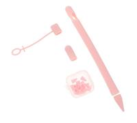Gadpiparty Coque Silicone Pratique pour Stylet Compatible avec Apple Pencil Protection Durable avec Pointes de Remplacement et Boîte Couleur Rose