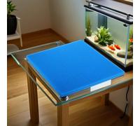 Gadpiparty Coton Filtrant pour Aquarium 45X45X4 CM Bleu Mousse Filtrante Haute Densité pour Filtration Eau Média Filtrant de Rechange Compatible Filtres Bassin Poissons Rouges Accessoire