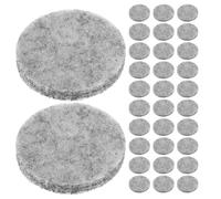 Gadpiparty Coussinet Aromatique en Coton Gris Clair 22 Mm pour Diffuseur D'huiles Essentielles, 200 Pastilles Recharge Compatibles Pendentifs, Bracelets et Diffuseurs Voiture, Diffusion