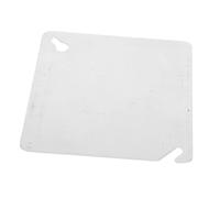 Gadpiparty Couvercle Boîte Électrique Métal Galvanisé Plat Protection Étanche Anti-poussière pour Boîte de Jonction Carrée Adapté Aux Environnements Humides et Industriels