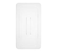 Gadpiparty Couvercle pour Bac Alimentaire 1/3 Taille Standard en Acrylique Transparent avec Joint Hermétique Réutilisable et Facile à Nettoyer Protection Alimentaire pour Buffet Hôtel et