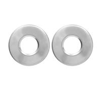 Gadpiparty Couvercles Décoratifs en Acier Inoxydable pour Main Courante Piscine, Paire Légère et Solide, Accessoires Universels pour Piscine Hors-Sol et Échelle