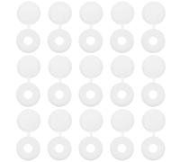 Gadpiparty Couvre-vis Plastique Blanc 200pcs, Cache-vis Décoratif et Antirouille en Pe, Protection pour Vis Autotaraudeuses, pour Bureaux et Jardins