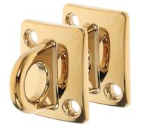 Gadpiparty Crochets Muraux Dorés 2 Pièces pour Cordons de Stanchion Design Moderne Adaptés aux Espaces Événementiels et Théâtres