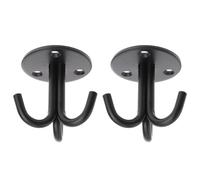 Gadpiparty Crochets Suspendre Plafond en Acier Inoxydable Lourds Triple Griffes Robustes, 2 Pièces, pour Suspendre Objets Lourds en Intérieur ou Extérieur