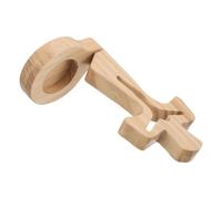 Gadpiparty Croix en Bois Brut T Formée, Décoration de Table Compacte 14x7,5x5,5 Cm, Centre de Table Spirituel Polyvalent pour Maison, Église et Autel, Ornements Religieux pour Fêtes