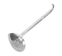 Gadpiparty Cuillère à Sauce pour Arroser en Acier Inoxydable Argenté, Design Unique Ustensile Cuisine Professionnel pour Plats Occidentaux et Chefs