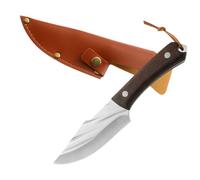 Gadpiparty de Boucher Inoxydable Professionnel avec Manche Ergonomique Multi-usage pour Viande Os et Légumes Portable avec Étui Tranchant pour Cuisine Chinoise et Extérieur