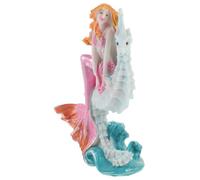 Gadpiparty Décoration D'aquarium en Résine Jolie Figurine de Sirène Résistante à l'usure pour Embellir Votre Aquarium et Créer Un Paysage Aquatique Unique Couleur Aléatoire