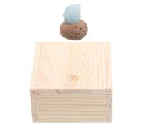 Gadpiparty Décoration de Bureau en Pierre Bleu Clair, Cristal Poli Bois | Présent pour Femmes, Pièce Compacte au Bel Éclat, pour Bureau et Intérieur, Texture Soignée