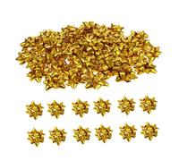 Gadpiparty Décoration De Ruban Bouclé Guirlandes Noël Mini Nœuds De Ruban Doré Confettis en Aluminium Brillant Célibataire Banderole Soi Rubans Golden L'animal De Compagnie