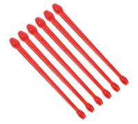 Gadpiparty Détacheur D'hameçon Rouge 6pcs en PP Résistant pour Pêche en Eau Douce Extraction Rapide des Hameçons Accessoire Indispensable