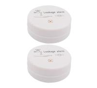 Gadpiparty Dispositif de Détection des Fuites d'eau 2pcs Alerte de Dégâts des Eaux, Facile à Utiliser, Matériau Abs, Cuisine et Salle de Bain