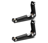 Gadpiparty Dispositif de Ralentissement du Piano Noir Alliage D'aluminium 2 Pièces Outil de Fermeture Lente pour Piano Système Hydraulique Ultra Fin pour Pianistes