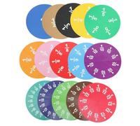 Gadpiparty Disques De Fractions Magnétiques Grands 15 Pièces, Jouet Éducatif Mathématiques, Matériel Manipulation Fractions, Apprentissage Scolaire Primaire, Développement Cognitif Garçon Et Filles