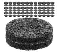 Gadpiparty Disques Diffuseurs en Coton 200 Pcs Gris Foncé Ø22 Mm pour Médaillons Parfumés 30 Mm, Recharge Coussinets Diffuseurs Huiles Essentielles pour Voiture, Bracelet et Pendentif