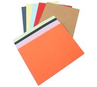 Gadpiparty Dossiers A4 Kraft Double Poche 10 Pièces Organisateur Documentaire Papier Cartonné pour Bureau et Classeurs Contrats