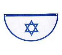 Gadpiparty Drapeau D'israël Décoratif pour Jardin Extérieur, Tissu Résistant, Facile à Transporter, pour Événements Spéciaux et Décoration de Fête
