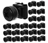 Gadpiparty Écrous Cage M6x16mm 50 Pièces pour Rack Serveur Et Baie Réseau, Vis De Montage en Acier Au Carbone, Accessoires pour Équipements Informatiques, Installation Sécurisée, Noir