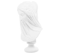 Gadpiparty Élégante figurine buste en résine de femme voilée pour décoration d'intérieur ou de table, sculpture miniature légère et délicate pour bureau ou décoration