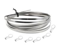 Gadpiparty Éléments Chauffants Plats pour Machine à Sceller Manuelle 3 Mm X 3 M 6 Clips de Fixation - Bandes Chauffantes de Rechange pour Soudeuse sous Vide Domestique, Réparation et