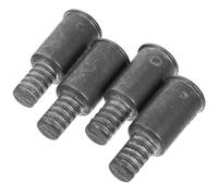 Gadpiparty Embout Fileté en Alliage D'aluminium Argenté de Manche à Balai Stable et Sécurisé, Adapté pour Tube de 22mm, Pack de 10 Pièces pour Usage Domestique