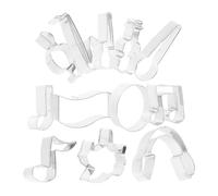 Gadpiparty Emporte-Pièces Musique en Acier Inoxydable 12 Pièces Moule à Biscuits et Gâteaux Notes de Musique Violon Piano Guitare Accessoire Pâtisserie pour Fête Garçon et Filles et