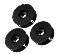 Gadpiparty Enrouleur de Câble Plastique Noir Ajouré 1 Kg 3 Pièces pour Rallonges Électriques Organiseur de Rallonge Extérieur Léger et Portable Support Bobine Fil Polyvalent pour Usage